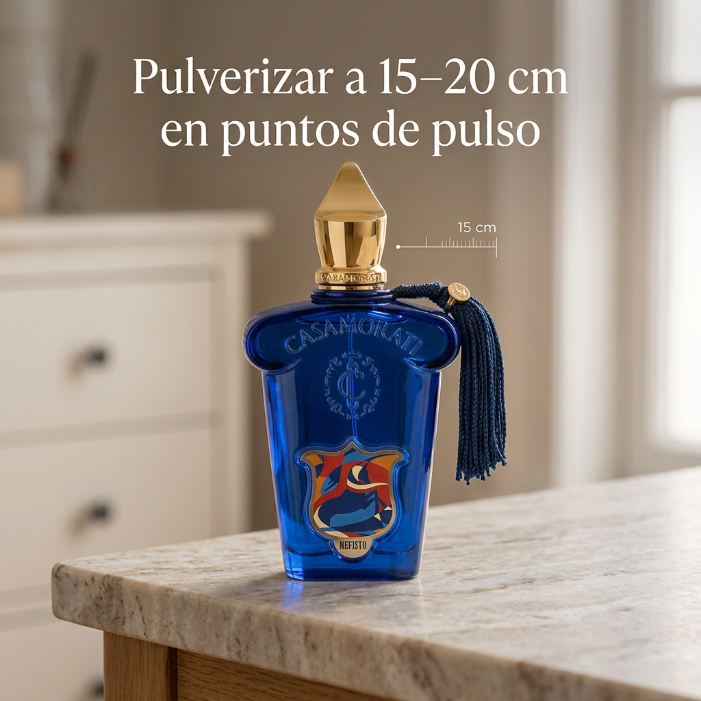 Cómo aplicar Xerjoff Mefisto para un resultado consistente